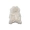 Homeroots 2.5 x 2 x 3 in. Icelandic Sheepskin Single Long-Haired Rug White 293180 - alternate 2